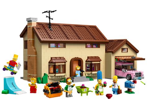 lego simpsons house where do the metalic silver pieces go|Lego.